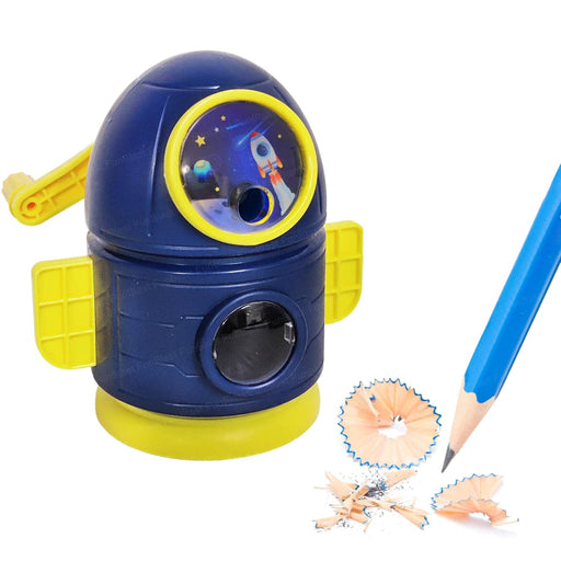 Rocket Shaped Pencil Sharpener Cutter-Stationery-Bright International-Toycra