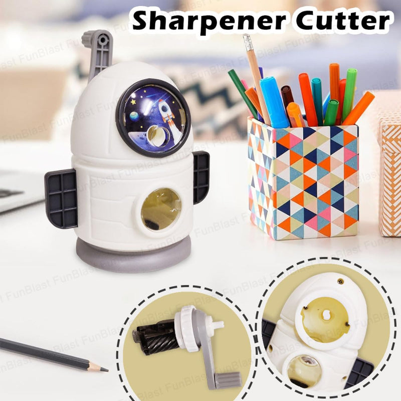 Rocket Shaped Pencil Sharpener Cutter