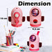 Rocket Shaped Pencil Sharpener Cutter-Stationery-Bright International-Toycra