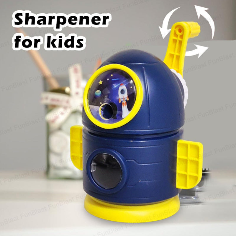 Rocket Shaped Pencil Sharpener Cutter