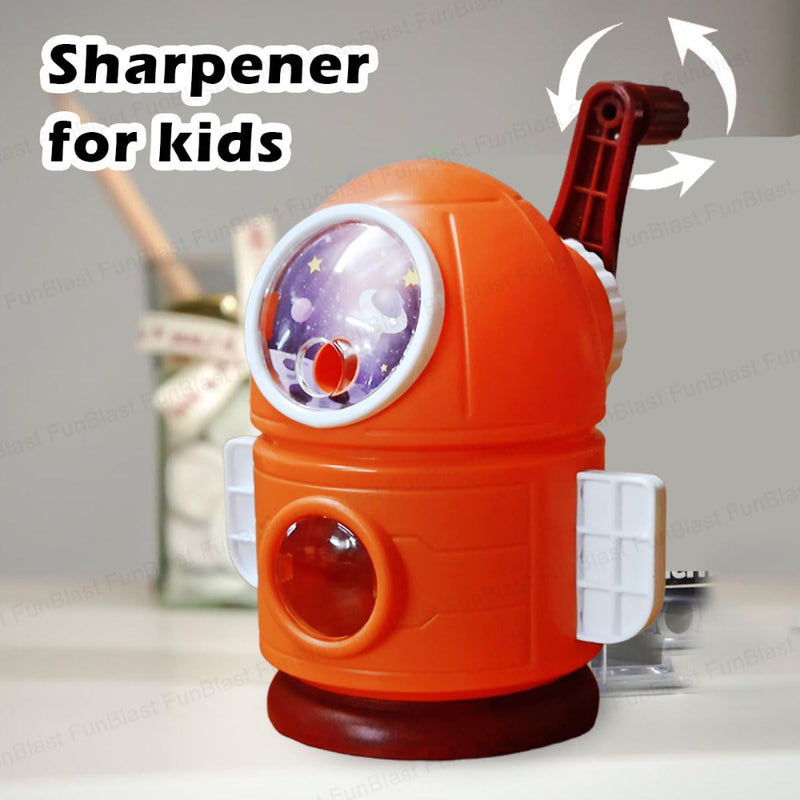Rocket Shaped Pencil Sharpener Cutter