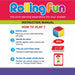 Rolling Fun – The Ultimate Learning Cube & Activity Cards Set for Toddlers 48 Cards | 6 Color Categories-simple-Toymate-Toycra