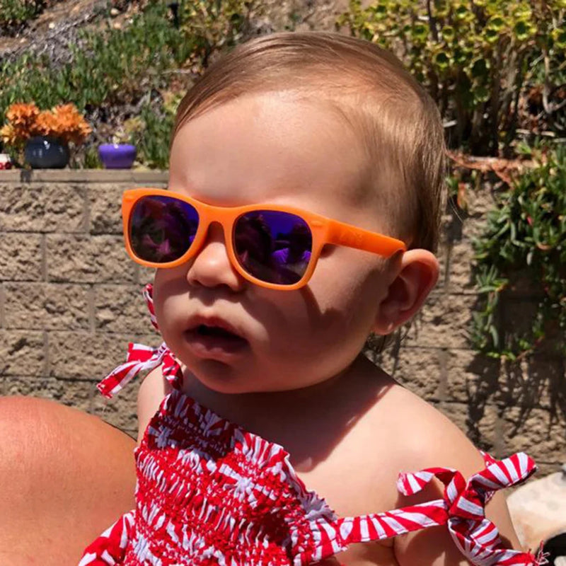 Roshambo Blippi Shades Toddler Sunglasses -Orange Frame