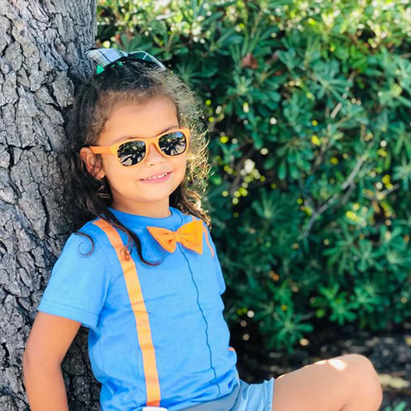 Roshambo Blippi Shades Toddler Sunglasses -Orange Frame