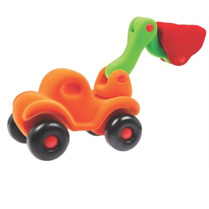Rubbabu Bully The Bulldozer (Large) -Orange