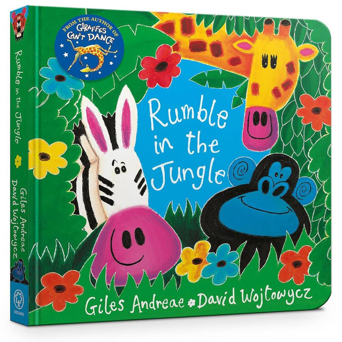 Rumble Tumble In The Jungle-Board Book-Hi-Toycra