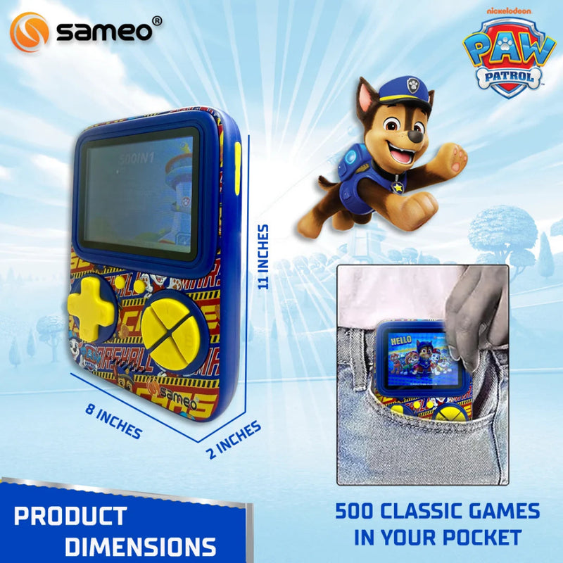 Sameo SG3000 Paw Patrol Edition Handheld Video Game Console