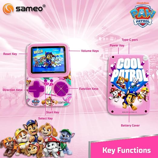 Sameo SG3000 Paw Patrol Edition Handheld Video Game Console