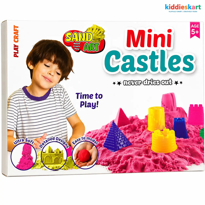 Play Craft Sand Art Mould Create Play - Mini Castles