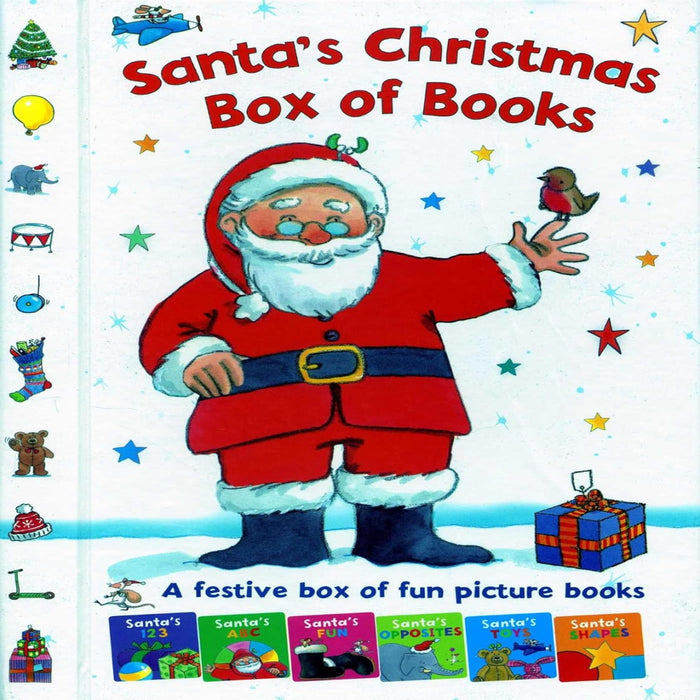 Santa's Christmas Box Of Books-Board Book-SBC-Toycra
