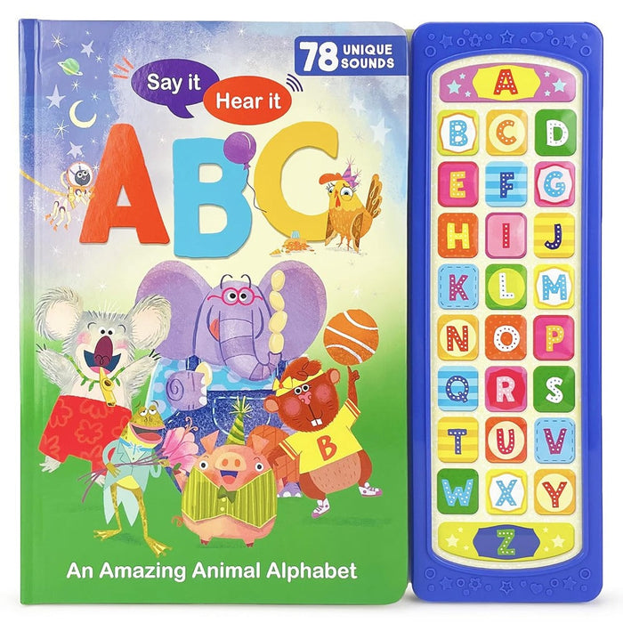 Say It Hear It ABC - 78 Unique Sounds-Board Book-RBC-Toycra