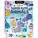 Scented Super Cute Animals Sticker Book-Activity Books-SBC-Toycra
