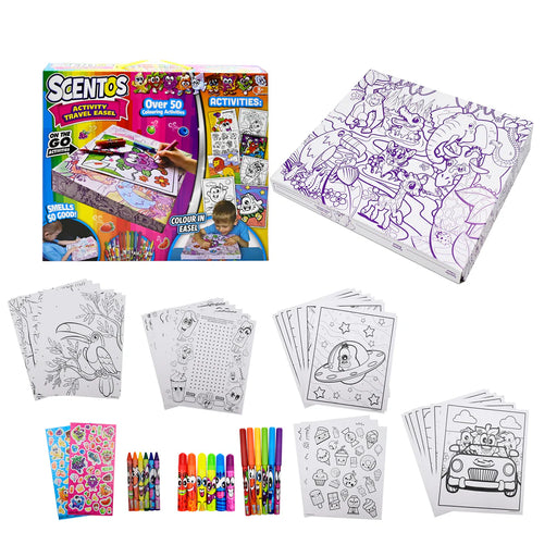 Scentos Activity Trave Easel Set-Arts & Crafts-Scentos-Toycra