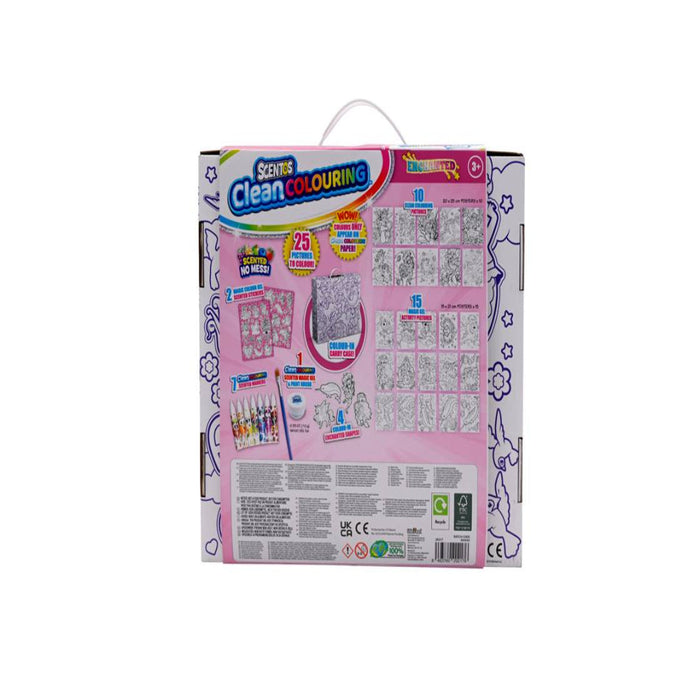 Scentos Clean Colouring Box -Enchanted-Arts & Crafts-Scentos-Toycra