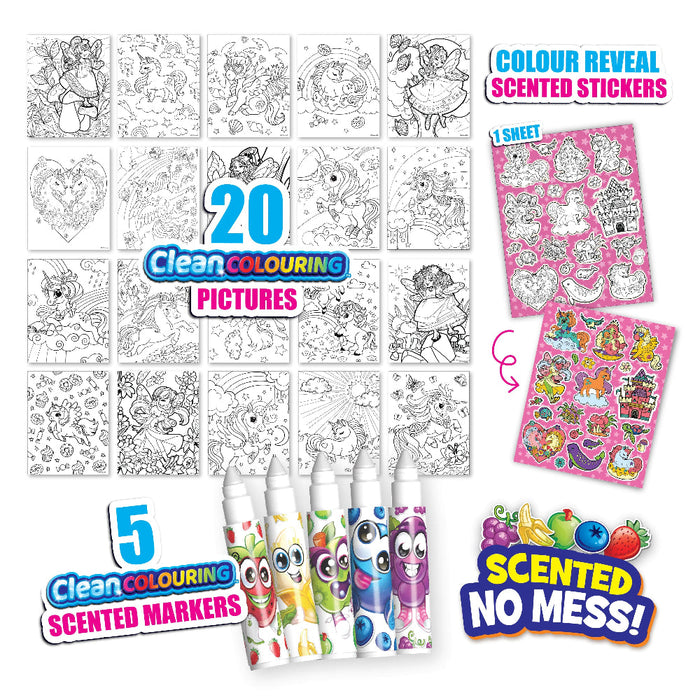 Scentos Clean Colouring Markers-Arts & Crafts-Scentos-Toycra