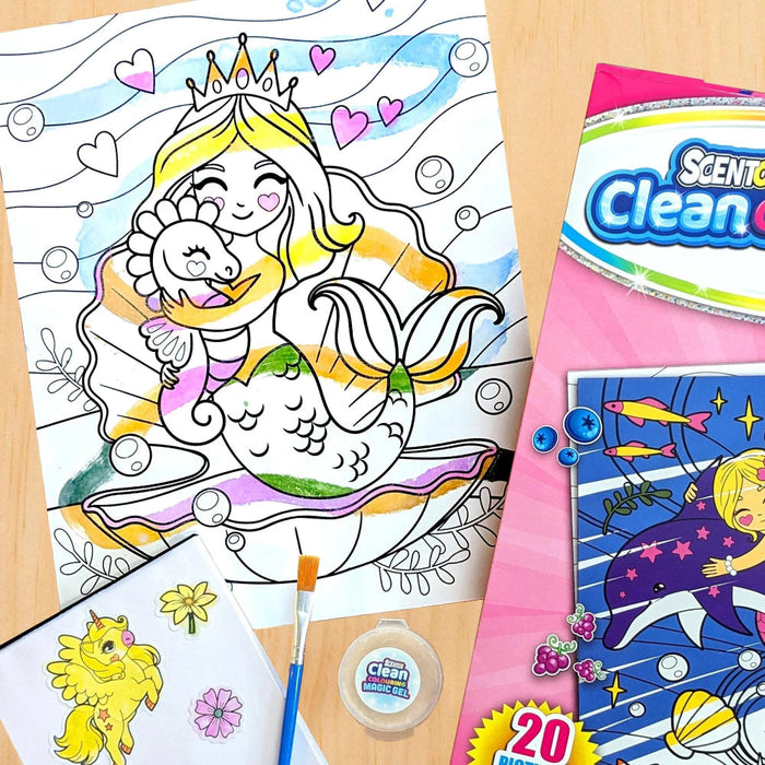 Scentos Clean Colouring Markers-Arts & Crafts-Scentos-Toycra