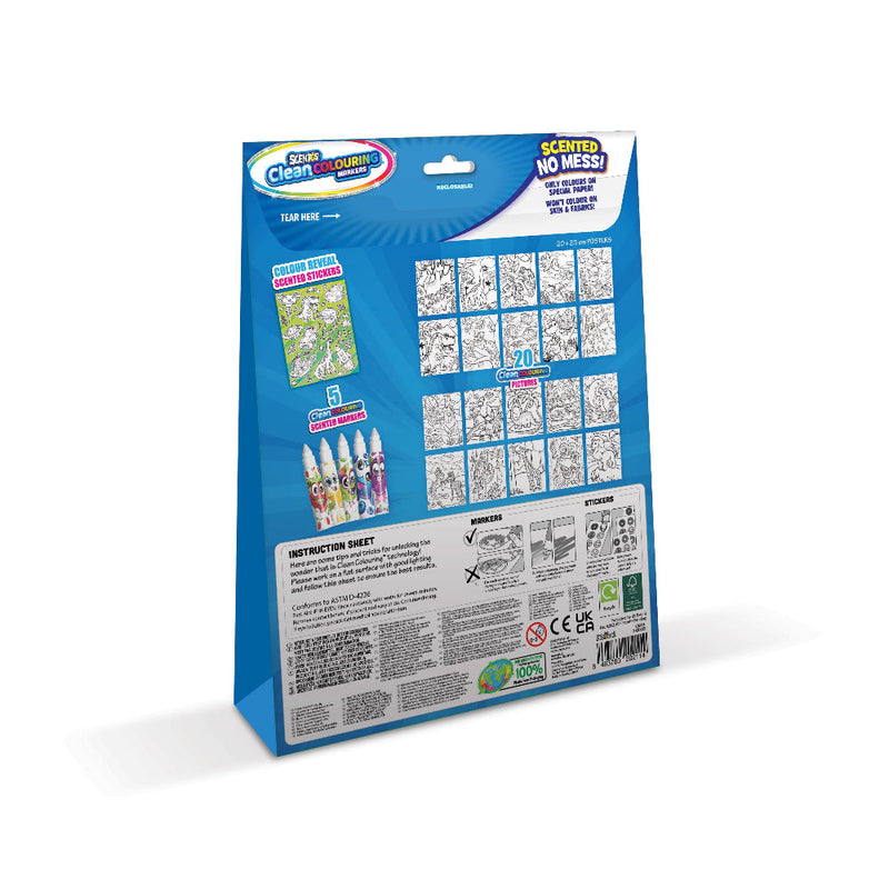 Scentos Clean Colouring Markers