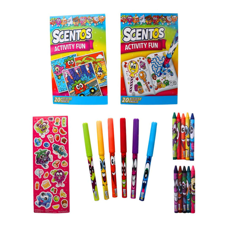 Scentos Colour In Mini Case Mega Colouring