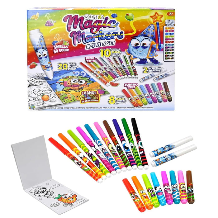 Scentos Magic Markers Activity Set-Arts & Crafts-Scentos-Toycra