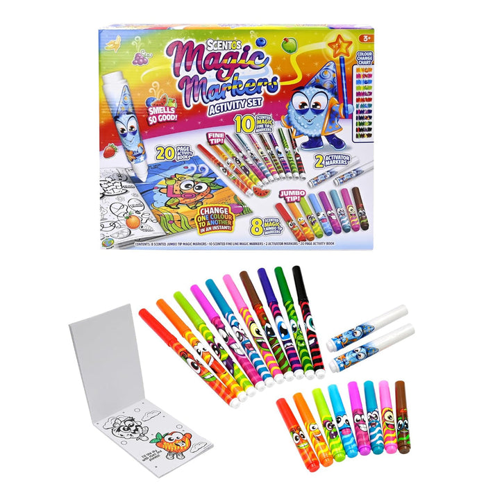 Scentos Magic Markers Activity Set-Arts & Crafts-Scentos-Toycra