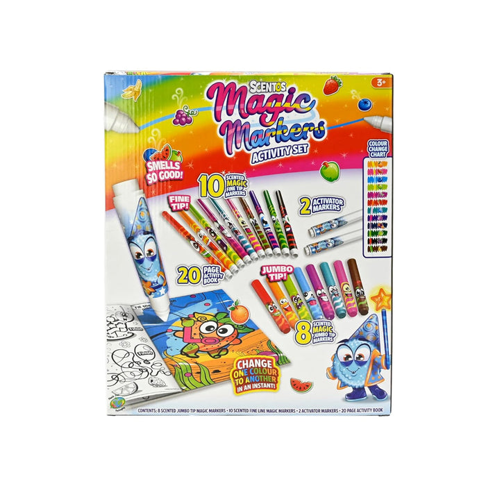 Scentos Magic Markers Activity Set-Arts & Crafts-Scentos-Toycra