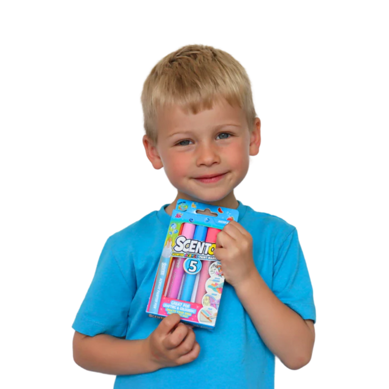 Scentos Scented Acrylic Markers - Pack of 5