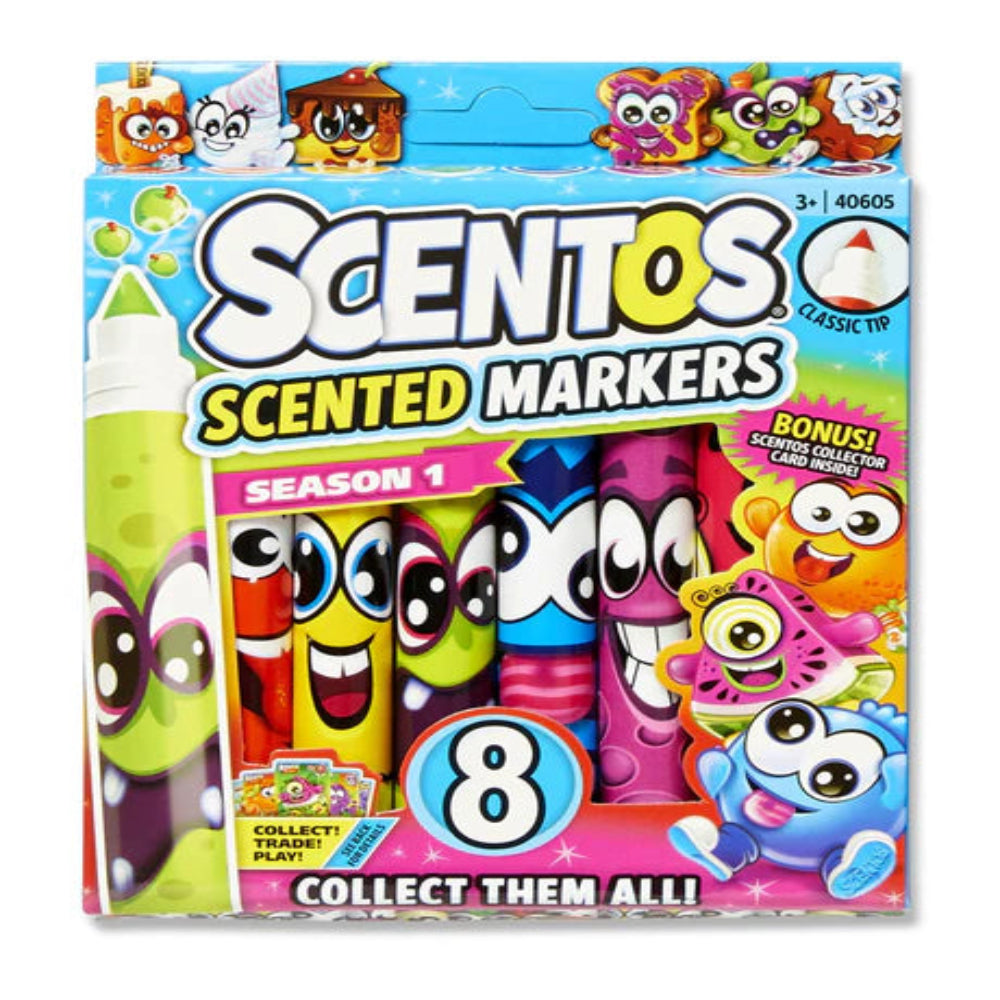 Scentos Scented Classic Markers - 8 Count | Buy Online at Toycra