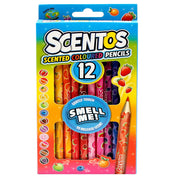 Scentos Scented Coloured Pencils - Pack of 12