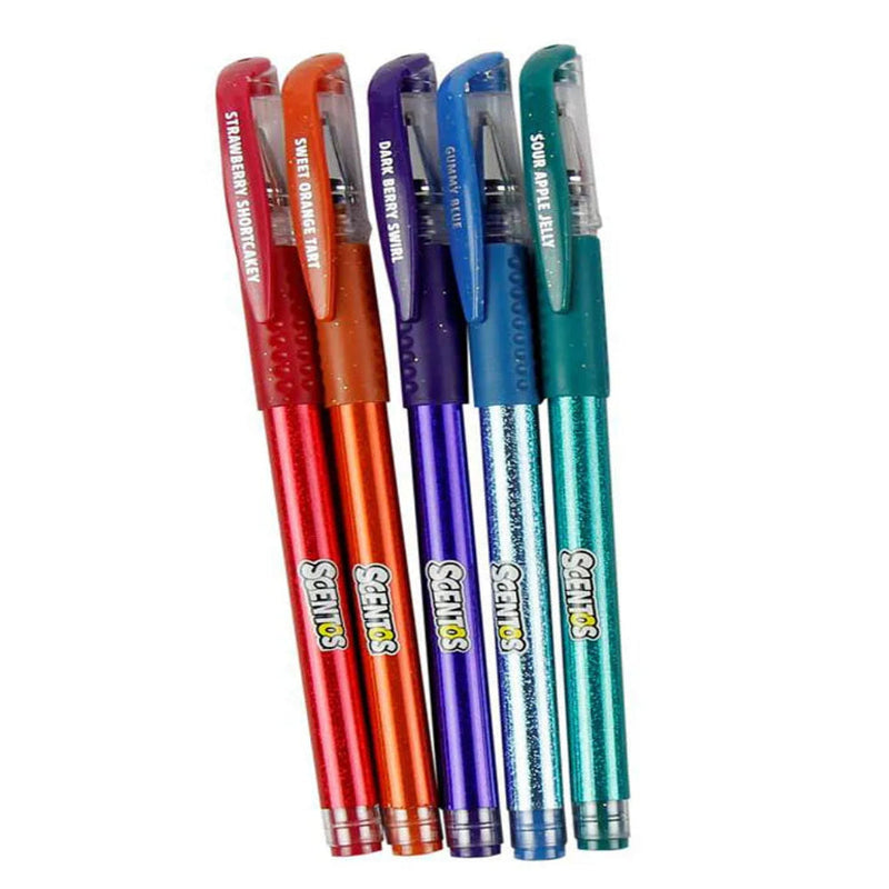 Scentos Scented Metallic Gel Pens - Pack of 5