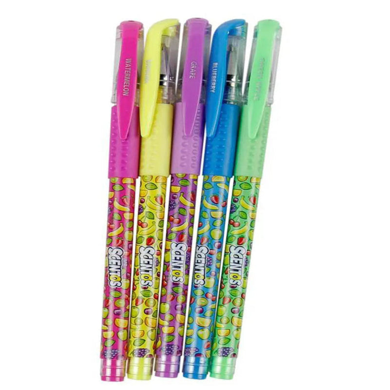 Scentos Scented Neon Gel Pens - Pack of 5