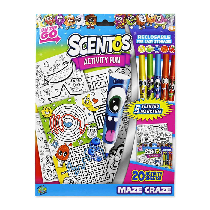 Scentos Scented On-The-Go Bags Set Maze Craze-Arts & Crafts-Scentos-Toycra