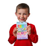 Scentos Scented Pastel Color Fine Line Markers (Pack of 10)