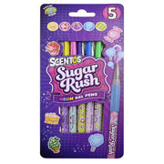 Scentos Sugar Rush Scented Neon Gel Pens - Pack of 5