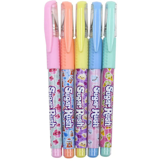 Scentos Sugar Rush Scented Pastel Gel Pens - Pack of 5-Arts & Crafts-Scentos-Toycra