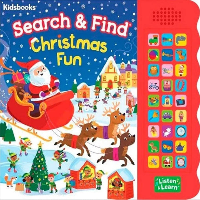 Search & Find Christmas Fun Sound Book-Sound Book-RBC-Toycra