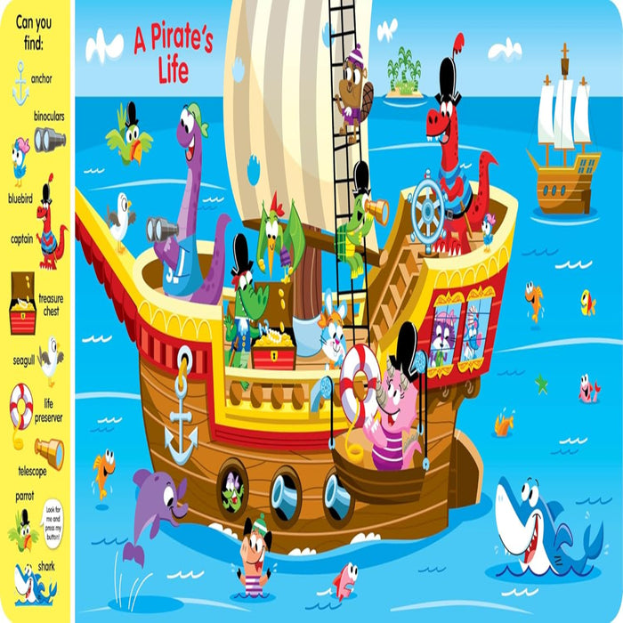 Search & Find Dinosaurs Sound Book-Sound Book-RBC-Toycra