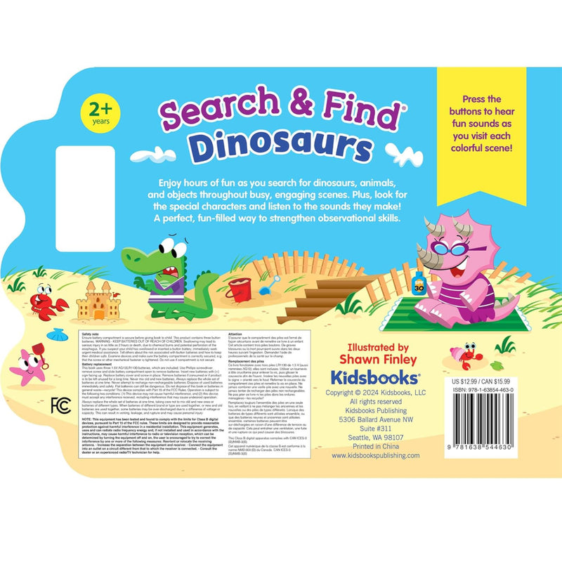 Search & Find Dinosaurs Sound Book
