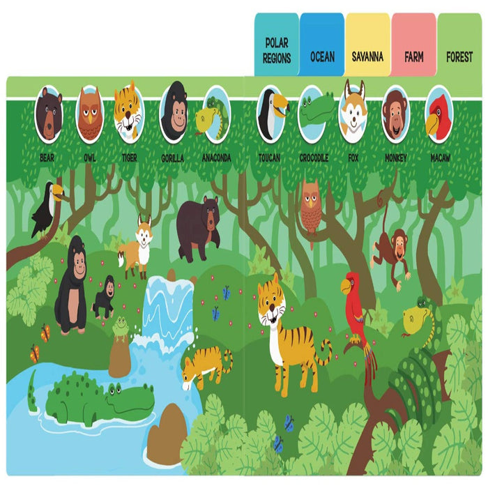 Seek And Find Animals-Board Book-WH-Toycra