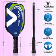 Shakti Toys Volt Pro Pickleball Paddle Set With 2 Balls - Multicolour