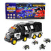 Shanvi Toys 5-in-1 Friction Powered Double Decker Transport Truck Toy Set-Vehicles-Shanvi Toys-Toycra
