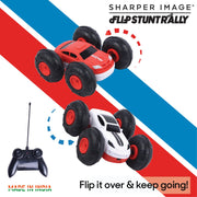 Sharper Image Flip Stunt Rally Wireless Remote Controlled Car - Red