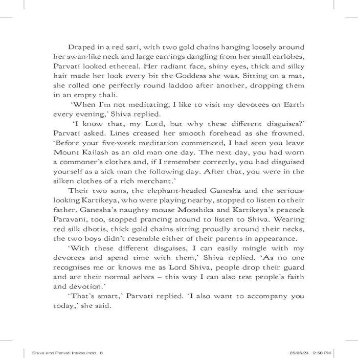 Shiva And Parvati In Magadhpur-Mythology Book-Sch-Toycra