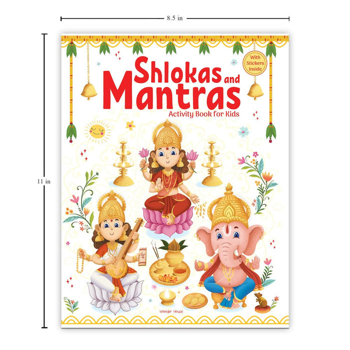 Shlokas And Mantras Activity Book For Kids-Mythology Book-WH-Toycra