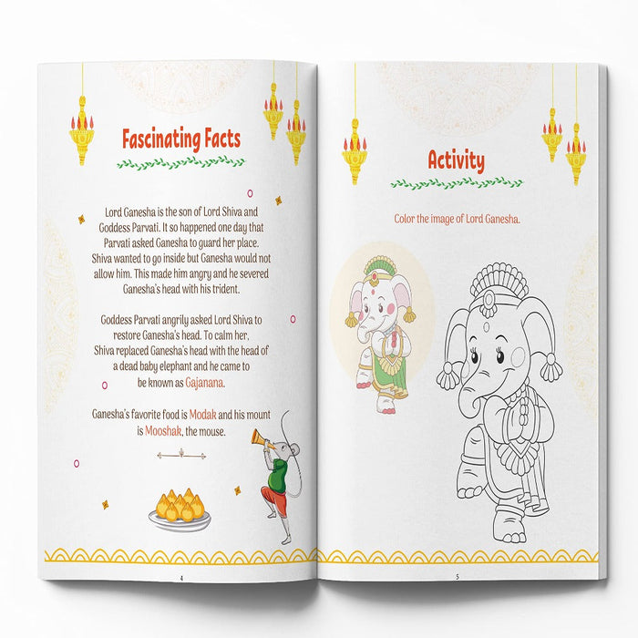 Shlokas And Mantras Activity Book For Kids-Mythology Book-WH-Toycra