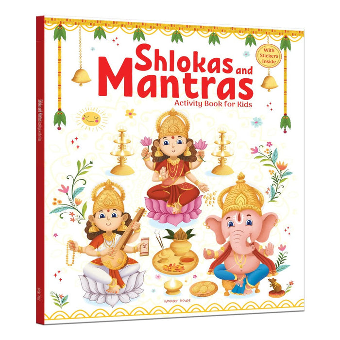 Shlokas And Mantras Activity Book For Kids-Mythology Book-WH-Toycra