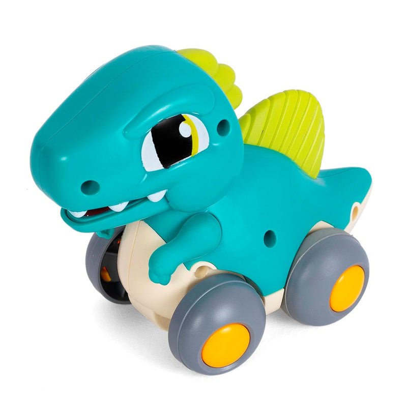 Shooting Star Dino Wheels, Friction Powered Running Dinosaur Pack of 4