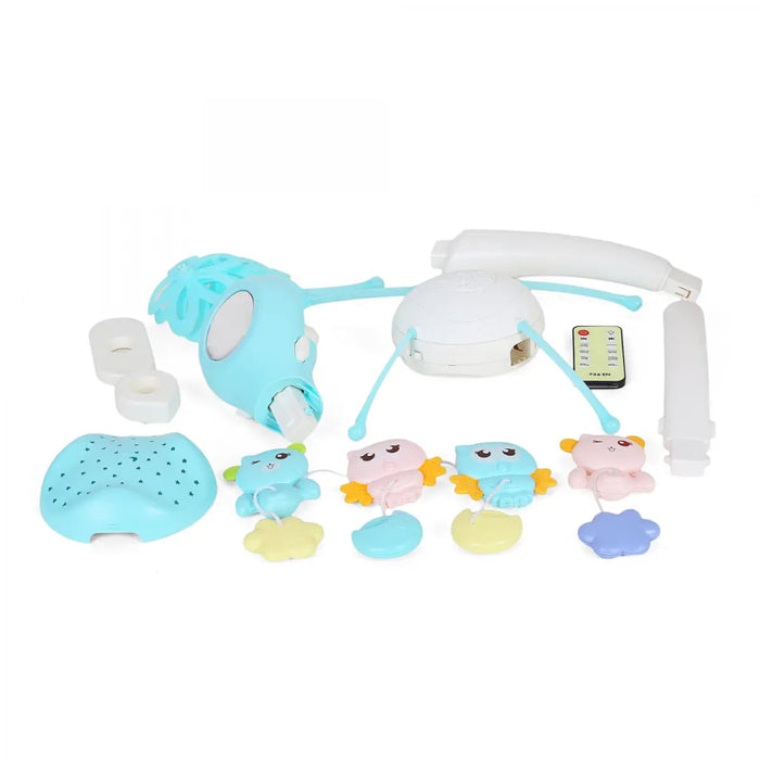 Shooting Star Projection & Night Light Bed Bell- Multicolour-Musical Toys-Shooting Star-Toycra