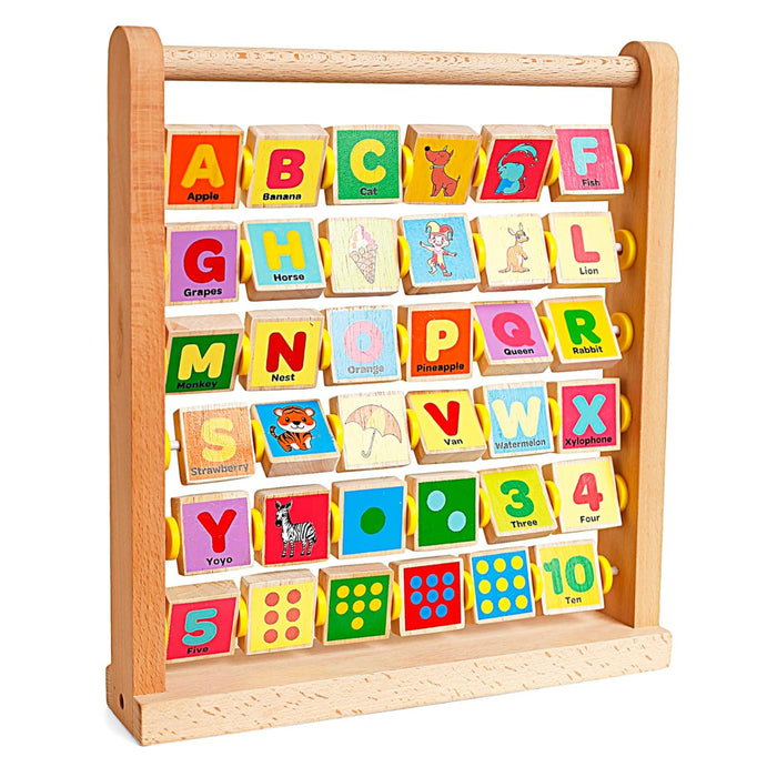 Shooting Star Wooden Abacus Learn Alphabets, Counting with Abacus-Learning & Education-Shooting Star-Toycra