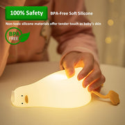 Silicone Lie in Peace Duck Sleep Lamp K-1096