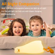Silicone Lie in Peace Duck Sleep Lamp K-1096